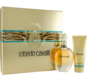 Roberto Cavalli Eau De Parfum Комплект (EDP 75ml + Body Lotion 75ml) за Жени