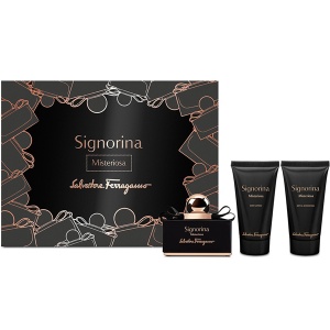 Salvatore Ferragamo Signorina Misteriosa Комплект (EDP 50ml + BL 50ml + SG 50ml) за Жени - Img 1