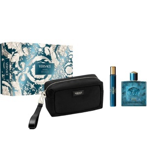Versace Eros Eau de Parfum Комплект (EDP 100ml + EDP 10ml + Trousse) за Мъже