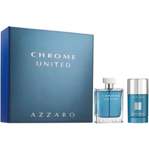 Azzaro Chrome United Комплект (EDT 50ml + Deo Stick 75ml) за Мъже