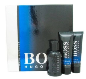 Boss Bottled Night Комплект (EDT 50ml + AS Balm 50ml + SG 50ml) за Мъже - Img 1
