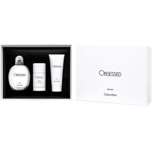 Calvin Klein Obsessed For Men Комплект (EDT 125ml + Deo Stick 75ml + SG 100ml) за Мъже