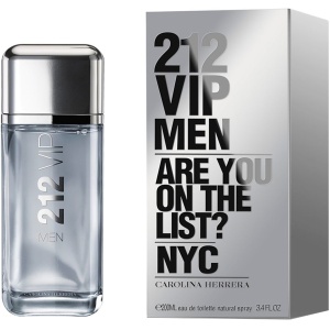 Carolina Herrera 212 VIP Men EDT 200ml за Мъже - Img 1