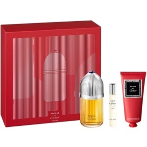 Cartier Pasha de Cartier Parfum Комплект (Parfum 100ml + SG 100ml + EDT 10ml) за Мъже