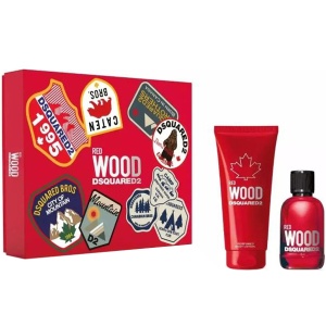 Dsquared2 Red Wood Комплект (EDT 100ml + SG 150ml) за Жени - Img 1