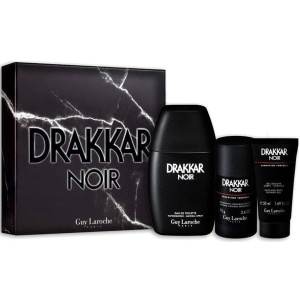 Guy Laroche Drakkar Noir Комплект (EDT 100ml + SG 50ml + Deo Stick 75ml) за Мъже