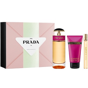 Prada Candy Комплект (EDP 80ml + EDP 10ml + BL 50ml) за Жени - Img 1