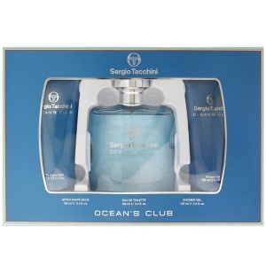 Sergio Tacchini Ocean Club Комплект (EDT 100ml + AS Balm 100ml + SG 100ml) за Мъже