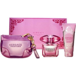 Versace Bright Crystal Absolu Комплект (EDP 90ml + BL 100ml +Bag) за Жени