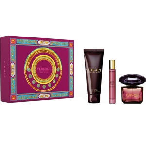 Versace Crystal Noir Комплект (EDT 90ml + EDT 10ml + BL 150ml) за Жени