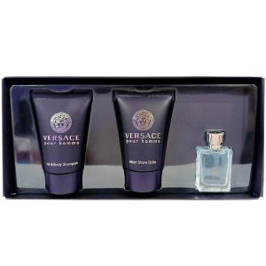 Versace Pour Homme Комплект (EDT 5ml + AS Balm 25ml + SG 25ml) за Мъже