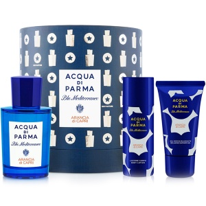 Acqua di Parma Blu Mediterraneo Arancia di Capri Set (EDT 75ml + BL 50ml + SG 40ml) Мъже и Жени