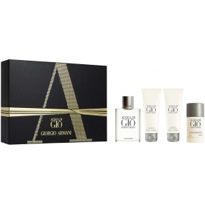 Armani Acqua Di Gio Комплект (EDT 100ml + AS Balm 75ml + SG 75ml + Deo Stick 75ml) за Мъже - Img 1