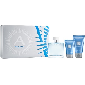 Azzaro Chrome Комплект (EDT 30ml + AS Balm 30ml + SG 50ml) за Мъже