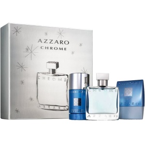 Azzaro Chrome Комплект (EDT 50ml + AS Balm 75ml + Deo Stick 75ml) за Мъже