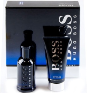 Boss Bottled Night Комплект (EDT 50ml + SG 50ml) за Мъже - Img 1