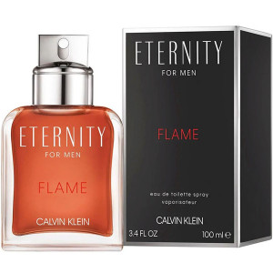 Calvin Klein Eternity Flame EDT 100ml за Мъже БЕЗ ОПАКОВКА - Img 3