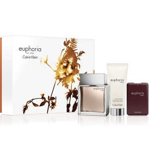Calvin Klein Euphoria Комплект (EDT 100ml + EDT 20ml + AS Balm 100ml) за Мъже