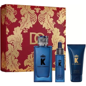 Dolce&Gabbana K by Dolce&Gabbana Eau de Parfum Комплект (EDP 100ml + Beard Oil 25ml + SG 50ml) за Мъже