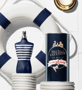 Jean Paul Gaultier Le Male In The Navy Комплект (EDT 125ml + EDT 10ml) за Мъже - Img 2