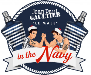 Jean Paul Gaultier Le Male In The Navy Комплект (EDT 125ml + EDT 10ml) за Мъже - Img 3