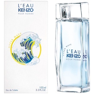 Kenzo L'Eau Kenzo Pour Homme Hyper Wave EDT 100ml за Мъже БЕЗ ОПАКОВКА - Img 3