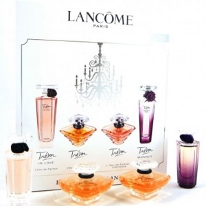 Lancome Les Tresors de Lancome Комплект 4 Миниатюри (EDP 5ml + EDP 7.5ml + EDP 7.5ml + EDP 5ml) за Жени - Img 1