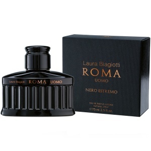 Laura Biagiotti Roma Uomo Nero Estremo EDP Intense 75ml за Мъже