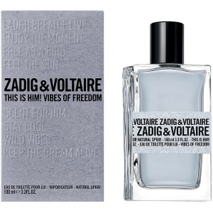 Zadig & Voltaire This is Him Vibes of Freedom EDT 100ml за Мъже БЕЗ ОПАКОВКА - Img 3