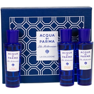 Acqua di Parma Blu Mediterraneo Комплект (Fico di Amalfi EDT 30ml + Arancia di Capri EDT 30ml + Bergamotto di Calabria EDT 30ml) за Мъже и Жени - Img 1
