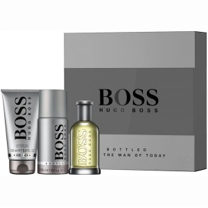 Boss Bottled Man of Today Комплект (EDT 100ml + Deo Spray 150ml + SG 150ml) за Мъже
