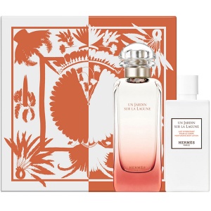 Hermes Un Jardin Sur La Lagune Комплект (EDT 100ml + BL 80ml) за Мъже и Жени - Img 1