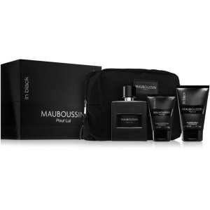 Mauboussin Pour Lui in Black Комплект (EDP 100ml + AS Balm 50ml + SG 100ml + Bag) за Мъже