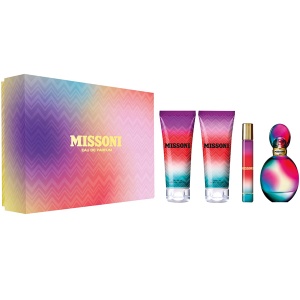 Missoni Missoni Комплект (EDP 50ml + EDP 10ml + BL 100ml + SG 100ml) за Жени - Img 1