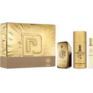 Paco Rabanne 1 Million Parfum Комплект (EDP 50ml + EDP 10ml + Deo Spray 150ml) за Мъже