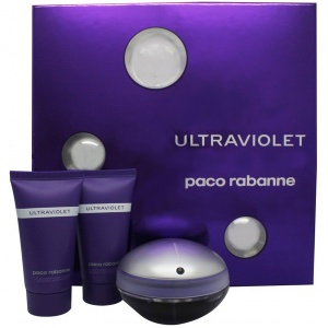 Paco Rabanne Ultraviolet Комплект (EDP 50ml + BL 50ml + SG 50ml) за Жени - Img 1