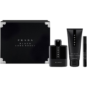 Prada Luna Rossa Black Комплект (EDP 100ml + SG 100ml + EDP 10ml) за Мъже