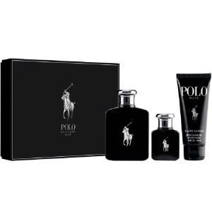 Ralph Lauren Polo Black Комплект (EDT 125ml + EDT 40ml + H&B Wash 100ml) за Мъже