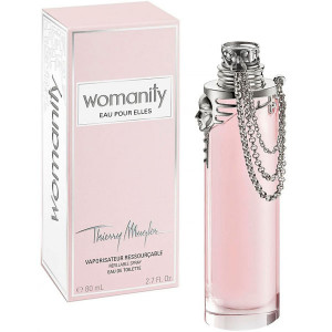 Thierry Mugler Womanity Eau pour Elles EDT 80ml за Жени БЕЗ ОПАКОВКА - Img 3