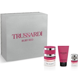 Trussardi Ruby Red Комплект (EDP 30ml + Body Emulsion 30ml + EDP 7ml) за Жени