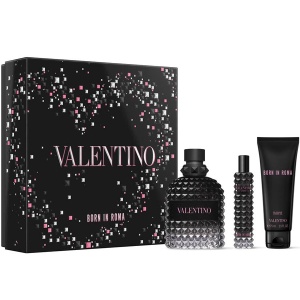Valentino Uomo Born in Roma Комплект (EDT 100ml + EDT 15ml + SG 75ml) за Мъже