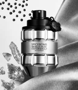 Viktor & Rolf Spicebomb Metalic Musk EDP 90ml за Мъже - Img 2