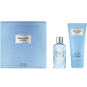 Abercrombie & Fitch First Instinct Blue for Her Комплект (EDP 50ml + BL 200ml) за Жени - Img 1