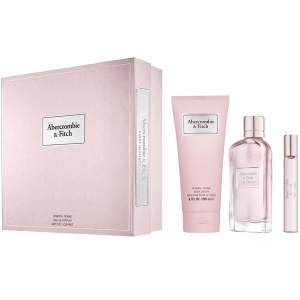 Abercrombie & Fitch First Instinct for Her Комплект (EDP 100ml + EDP 15ml + BL 200ml) за Жени