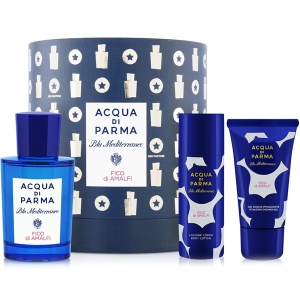 Acqua di Parma Blu Mediterraneo Fico di Amalfi Set (EDT 75ml + BL 50ml + SG 40ml) за Мъже и Жени