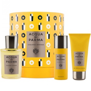 Acqua di Parma Colonia Intensa Комплект (EDC 100ml + SG 75ml + Deo Spray 50ml) за Мъже