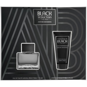 Antonio Banderas Seduction in Black Set (EDT 50ml + AS Balm 50ml) за Мъже