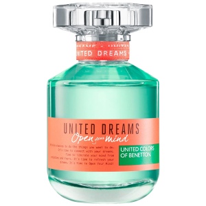 Benetton United Dreams Open Your Mind EDT 80ml за Жени БЕЗ ОПАКОВКА