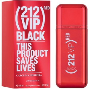 Carolina Herrera 212 VIP Black Red EDP 100ml за Мъже БЕЗ ОПАКОВКА - Img 4