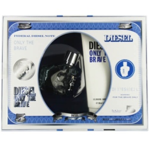 Diesel Only The Brave Комплект (EDT 50ml + AS Balm 70ml + SG 50ml) за Мъже